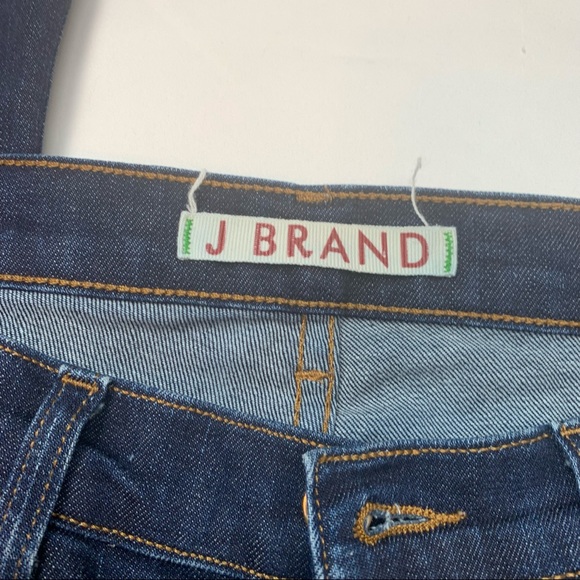 J Brand Dark Wash Mid-Rise Jeans Size 28 - Picture 4 of 9